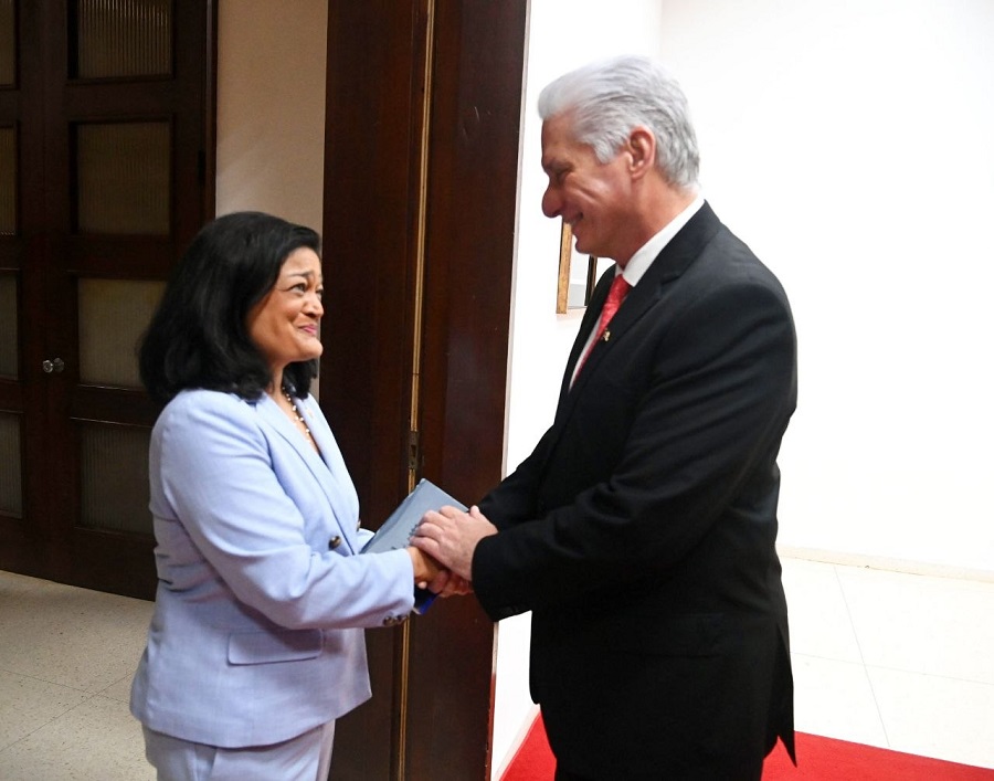 Expone Díaz-Canel a congresistas de EE.UU. daños de bloqueo en Cuba