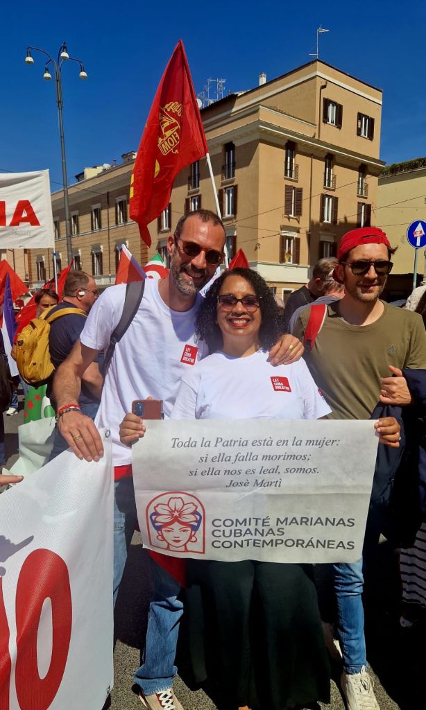 Solidaridad con Cuba desde Europa.