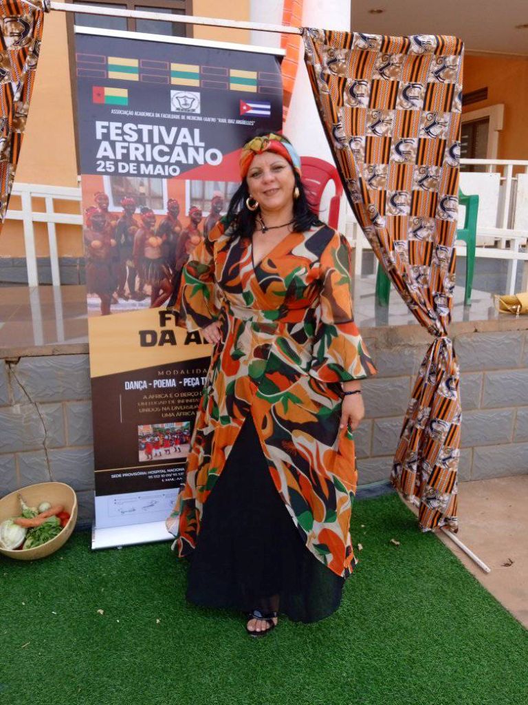 Danay Sosa, Dra cubana en Guinea Bissau.
