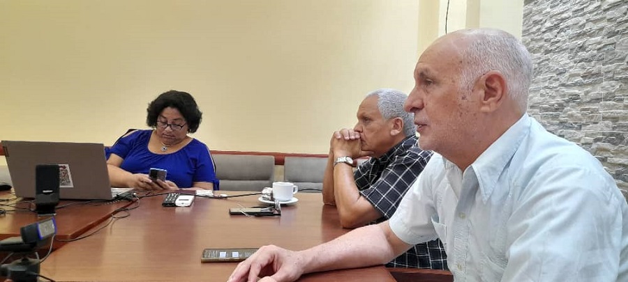 Presidente de la Unión de Periodistas de Cuba, Ricardo Ronquillo
