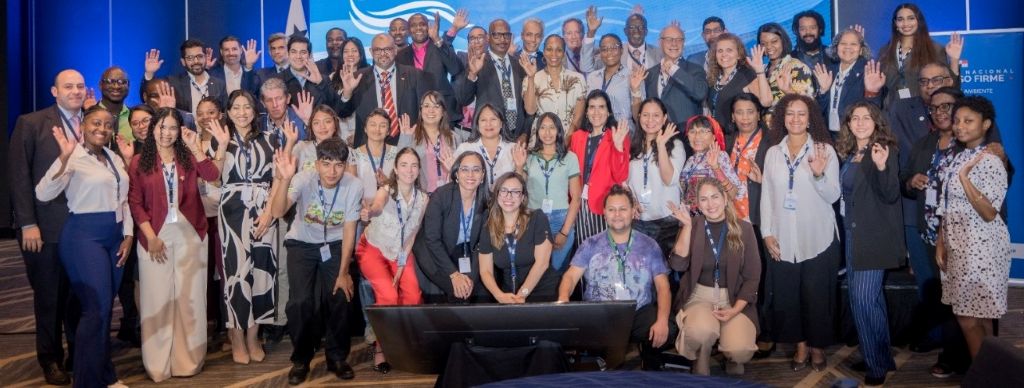 Representantes de los países participantes en evento sobre el manejo del agua y las aguas residuales
