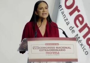 Presidenta del mexicano partido Morena, Ariadna Montiel