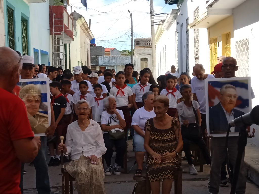 Apoyo a Raúl en Villa Clara