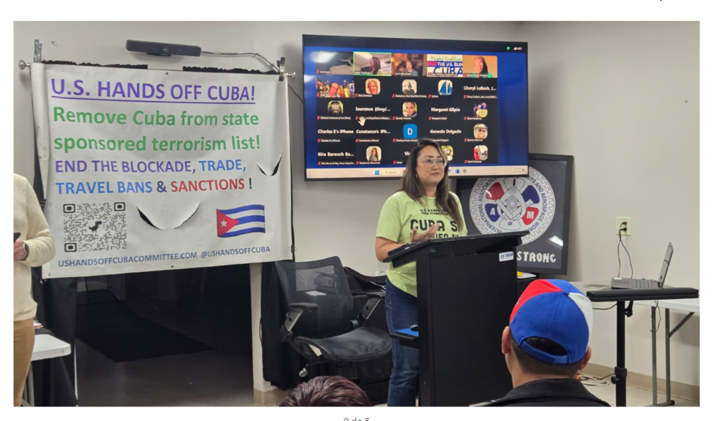 el incremento de sanciones a Cuba.