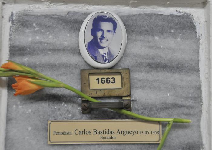 Carlos Bastidas, periodista ecuatoriano.