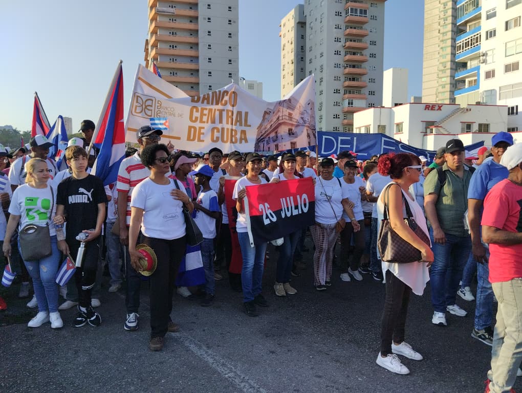 Primero de Mayo en La Habana.