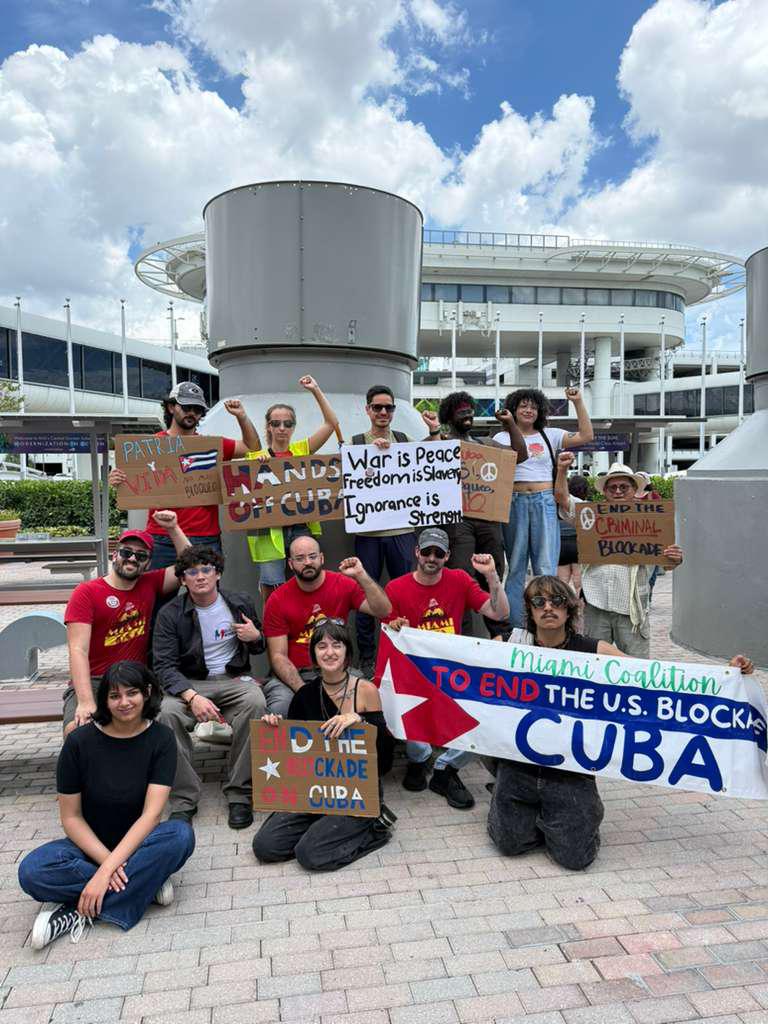 solidaridad con Cuba en Estados Unidos.