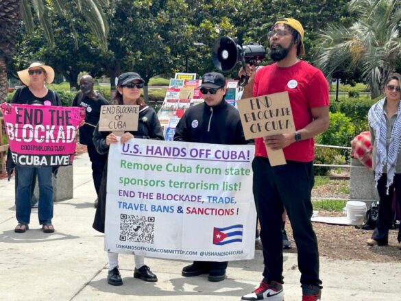 solidaridad con Cuba en EEUU