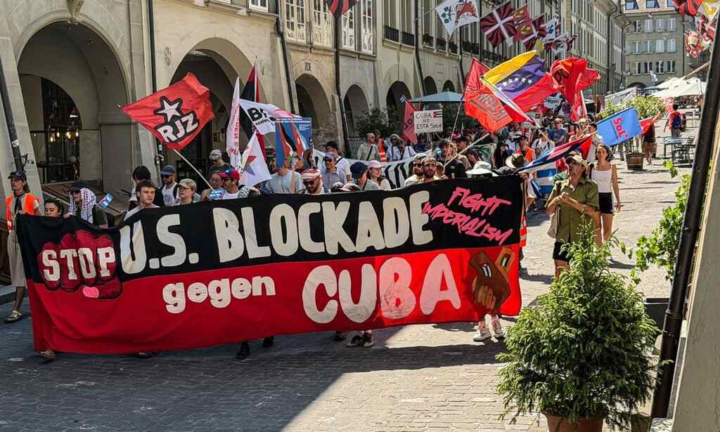 Solidaridad con Cuba en Suiza