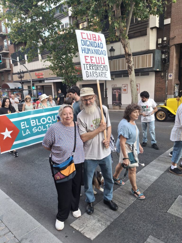 marcha por Cuba en España