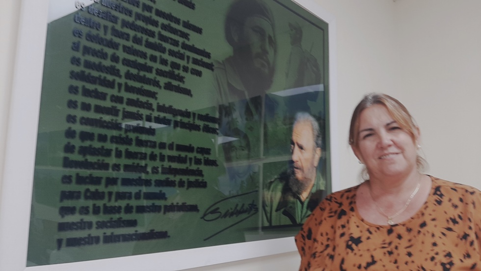 Yolexis Rodríguez, gobernadora de Cienfuegos.
