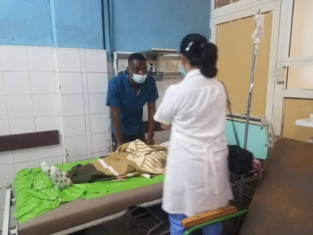 Dieudonné Millogo, estudiante de Medicina de Burkina Faso.