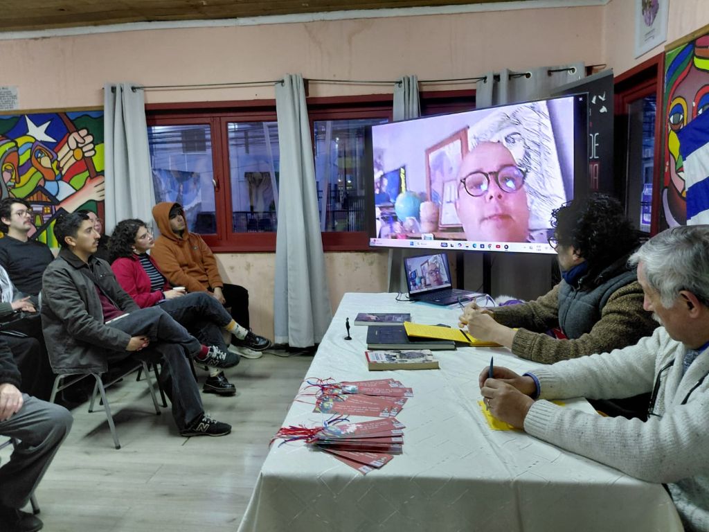 Celebración por el centenario de Fidel, en Chile.