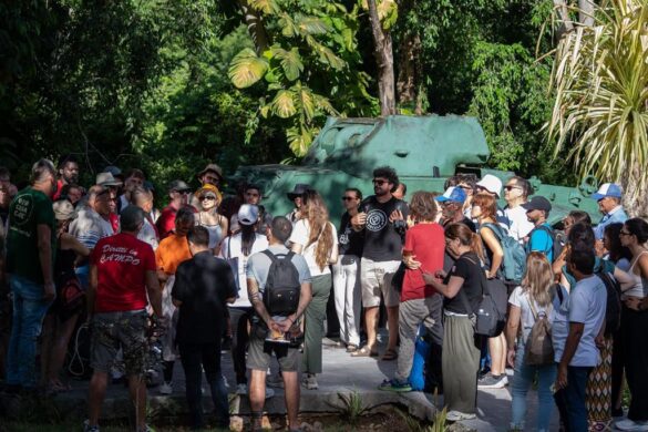 Brigada italiana Centenario de Fidel, en Granma