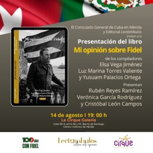 Presentan libro sobre Fidel en México