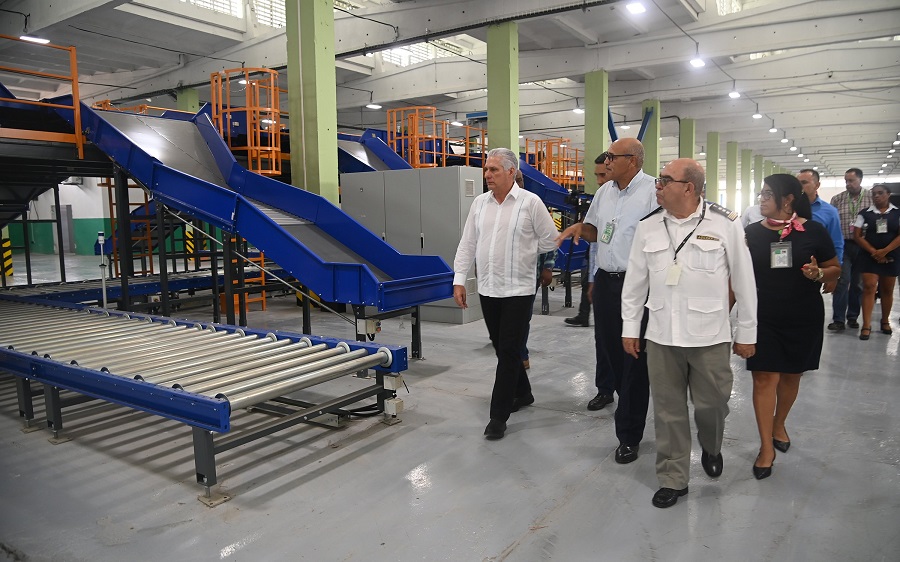 UEB Aerovaradero, donde se instala una planta automatizada de procesamiento de carga no comercial