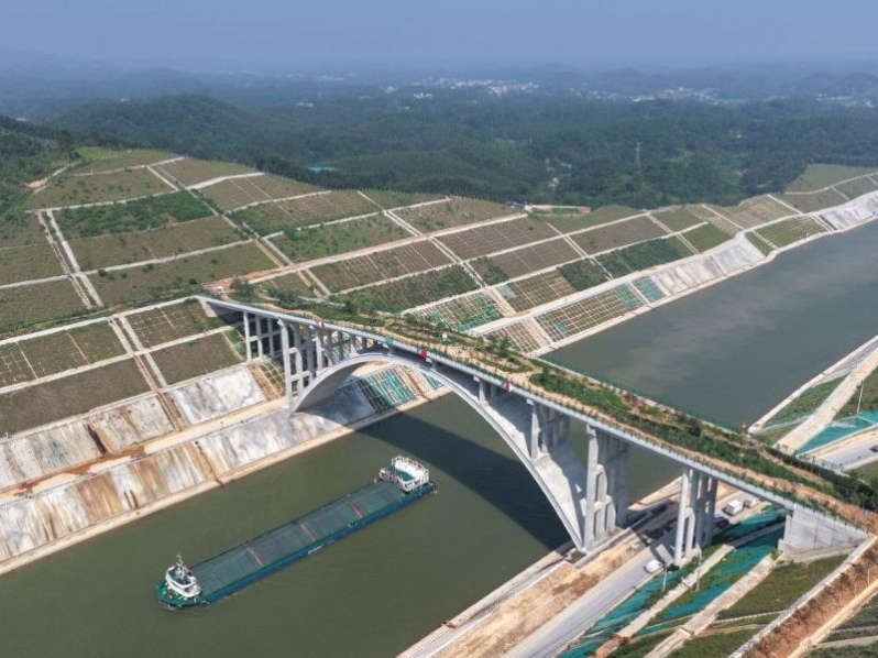 China inauguró oficialmente el Canal Pinglu