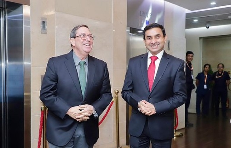 Llega a India canciller de Cuba para Cumbre de líderes del Brics