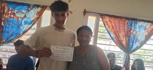 Graduado curso de entrenamiento en la Casa de Orientación de la Mujer y la Familia, Villa Clara.
