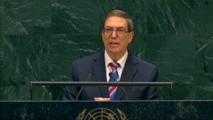 Canciller cubano en el debate sobre el bloqueo en la ONU